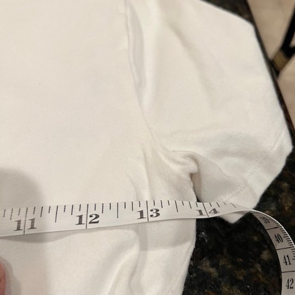 Women's white baby tee, Hollister, Small - Picture 5 of 5